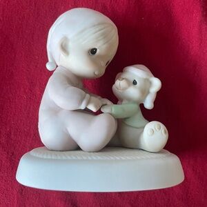 Vintage 1982 Precious Moments May Your Christmas Be Cozy - Collectible